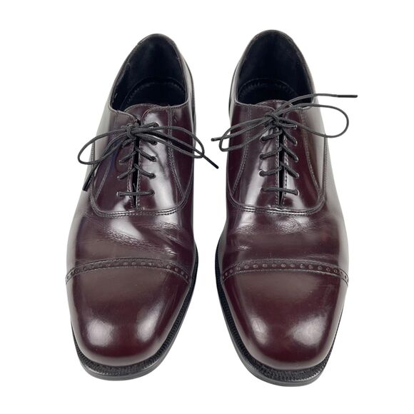 Florsheim 17067-05 Lexington Burgundy Cap Toe Oxford Dress Men's US Sz 9.5 - Picture 6 of 16